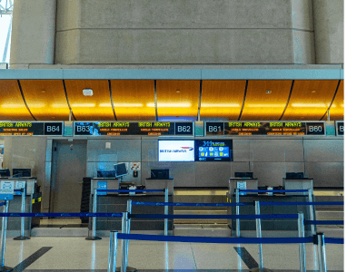 Repülőtéri check-in